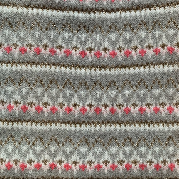 🌈 OshKosh B’Gosh Girls Cozy Fair Isle Sweater - Size 6 Girls - Picture 5 of 6